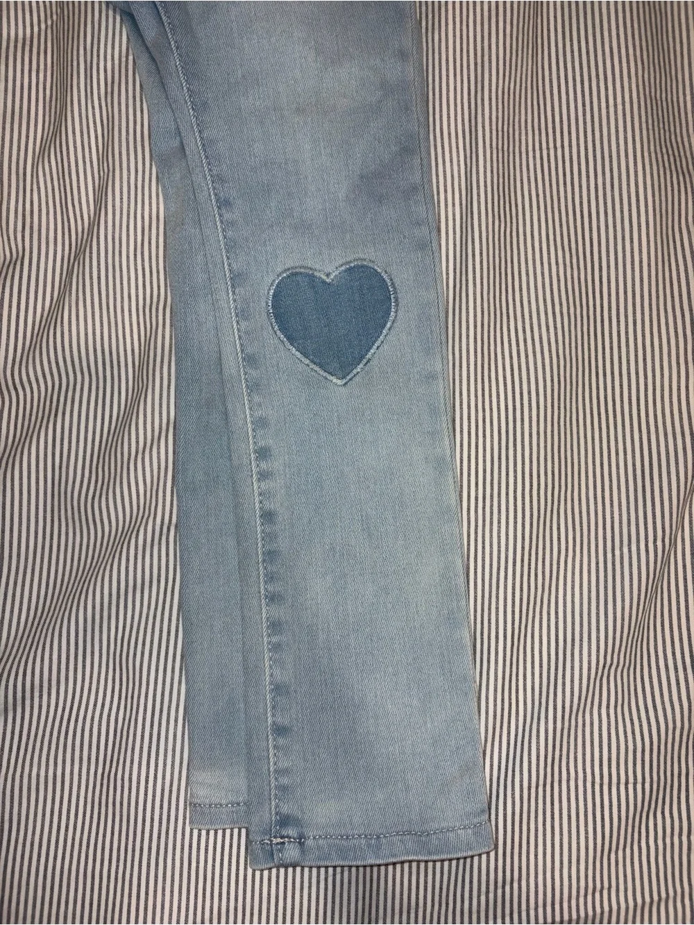 Old Navy Light Blue Kids Jeans with Heart Patch